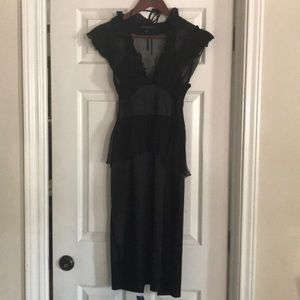 Black Halo halter style dress